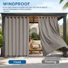 Outdoor Vorhang Extra Breit Leinenoptik Gardinen Produktbild-Vorschau 4