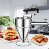 Teigportionierer, 1200ml Pfannkuchen Teigspender Edelstahl Produktbild-Vorschau 4