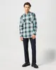Wrangler Herren Western Shirt Green Blue 112357242 Produktbild-Vorschau 8