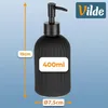 Vilde | Seifenspender aus Glas - Schwarz - 400 ml - Pump Produktbild-Vorschau 4