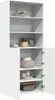 vidaXL Highboard Weiß 80x42,5x185 cm Holzwerkstoff Produktbild-Vorschau 7