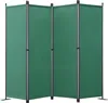 A green, four-panel folding screen room divider. Produktbild-Vorschau