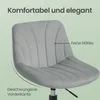 VASAGLE Schminkstuhl, Stizhocker, 65,5-77,5 cm Produktbild-Vorschau 7