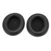 Two black ear pads for headphones, one marked with 'R' and the other with 'L'. Anteprima dell’immagine prodotto