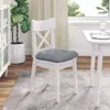 vidaXL Vankúš na sedenie 4 ks Svetlosivá 45 x 45 x 12 cm Náhľad obrázku produktu 4