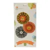 Deko Papier Rosetten mit Tiermuster und Tiere Motiv 20cm Produktbild-Vorschau 5