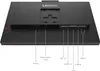 Lenovo ThinkVision T27QD-4v (27")   QHD  HDMI/DP/USB-C/DOC Anteprima dell’immagine prodotto 3