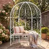 CLP Gartenpavillon aus Eisen halbrund Rosie, Halbpavillon Produktbild-Vorschau 3