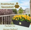 4er Set Blumenkasten Balkongeländer Balkon Blumenkasten Produktbild-Vorschau 6