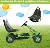 Kinder Gokart mit Handbremse & verstellbarem Sitz, Tretauto Produktbild-Vorschau 5