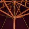 vidaXL Sonnenschirm mit Doppeldach und Holz-Mast Produktbild-Vorschau 4