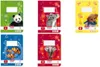 A collage of five different notebooks with animal designs. Produktbild-Vorschau