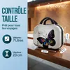 MONZANA® Lot de 4 Valises de Voyage Butterfly Valise Rigide Voir les images du produit 4