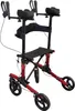 Aidapt leichter Unterarmrollator - rot - 4 Räder Produktbild-Vorschau 1