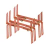 BigDean 4 Stück Blumenkastenhalter terrakotta Standard Produktbild-Vorschau 1