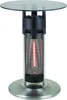 A patio heater with a glass tabletop, shown on a white background. Produktbild-Vorschau