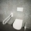 Aquabad klappbarer Stahl Wandstützgriff in Weiß, 50 cm Produktbild-Vorschau 4