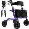 Safe Age® Rollator: Leicht und faltbar – mit Sitzfunktion – Produktbild-Vorschau 1