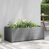 vidaXL Zahradní zvýšený záhon PP Stone Grey 100x43x35 cm Náhled obrázku produktu 2