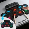 Schlagzeug Tragbares Elektronisches Schlagzeug 9 Drum Pads Produktbild-Vorschau 4