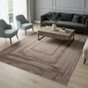 Teppich Wohnzimmer Schlafzimmer Modern Hoch&Tief Bordüre Produktbild-Vorschau 5