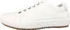 A side view of a white leather sneaker with a brown sole. Náhled obrázku produktu