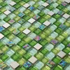 Glas Edelstahl Metall Mosaikfliesen Sokrates Grün Silber Produktbild-Vorschau 2