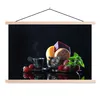 MuchoWow® Textilposter Rustikal - Obst - Käse - Tisch - Produktbild-Vorschau 1