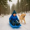 Dětské sáňky s brzdami a tažným lanem - robustní plast, Náhled obrázku produktu 11