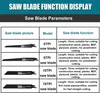Akku Säbelsäge, 3000rpm Elektrische Säbelsäge, Bürstenlos Produktbild-Vorschau 8