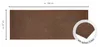 Braune Eingangsmatte 67x180cm aus Baumwolle Produktbild-Vorschau 4