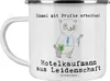 Mr. & Mrs. Panda Emaille Becher Hotelkaufmann Leidenschaft Produktbild-Vorschau 1
