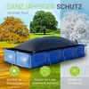 Juskys Aufblasbare Poolabdeckung Eckig 2 x 4 m - Pool Produktbild-Vorschau 3