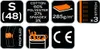 A collage of icons representing product features and specifications. Anteprima dell’immagine prodotto