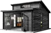 Alpholz Gartenhaus Lausitz ISO mit Doppel-Pultdach aus Holz Produktbild-Vorschau 2