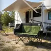 ECD Germany Campingstuhl faltbar für 2 Personen Khaki Produktbild-Vorschau 9