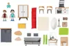 Playtive Junior Puppenhaus Set 24 teilig Produktbild-Vorschau 3