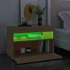 vidaXL TV-Schrank mit LED-Leuchten Sonoma-Eiche 60x35x40 cm Produktbild-Vorschau 11