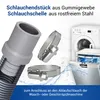 Ablaufschlauch Endstück 22mmØ Abflussadapter + 2x Schellen Produktbild-Vorschau 4