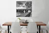 MuchoWow® Poster Brücke - Maastricht - Schwarz - Weiß 75x75 Produktbild-Vorschau 2