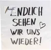 Servietten Papier 33x33cm 3-lagig mit Schriftzug Produktbild-Vorschau 3