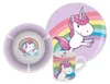 Einhorn 3tlg. Frühstücks-Set Produktbild-Vorschau 2