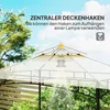 Grillpavillon mit LED 240 x 150 x 258 cm wasserabweisend Produktbild-Vorschau 6