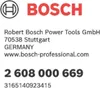 Tube flexible pour aspirateur Bosch, 0,8 m, 35 mm, pour GAS Voir les images du produit 4
