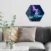 DEQOART Glasbild Echtglas 40x35 cm 'Kosmos im Glas' Produktbild-Vorschau 2
