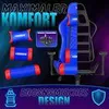Sedia da gaming KESSER® ergonomica, con poggiatesta e Anteprima dell’immagine prodotto 8
