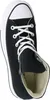 A top-down view of a black Converse Chuck Taylor All Star sneaker. Anteprima dell’immagine prodotto