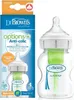 A product shot of a Dr. Brown's Options+ Anti-colic bottle and its packaging. Produktbild-Vorschau