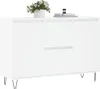 vidaXL Credenza bianca 101,5x35x70 cm Materiale a base di Anteprima dell’immagine prodotto 3