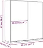 vidaXL Bad-Spiegelschrank Räuchereiche 64x20x67 cm Produktbild-Vorschau 8